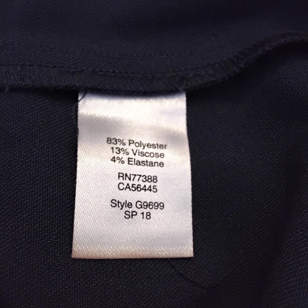 J. Crew Factory Navy Window Pane Shift Dress With Front Pockets - 4 - Picture 8 of 12